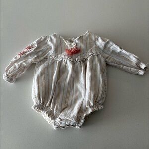 Haute Hippie Baby Romper with Embroidery